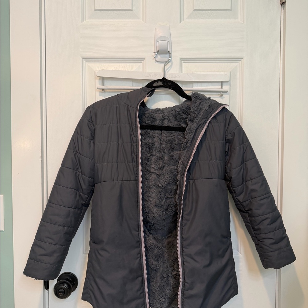 The North Face Kids Gray Puffer Jacket